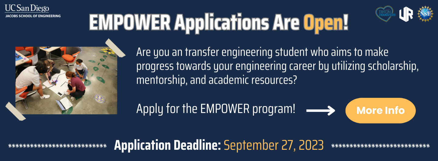 EMPOWER program is open! App closes Sept. 27